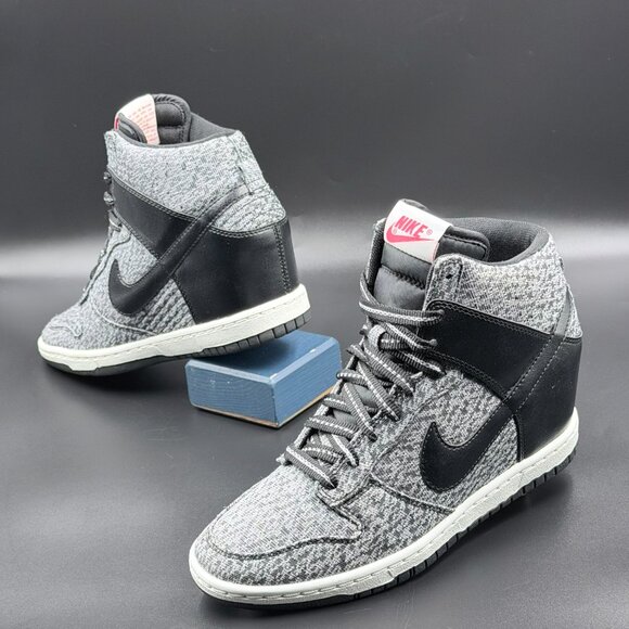 Nike Wmns Dunk Sky High TXT 'Black Wolf Grey' - Picture 5 of 10